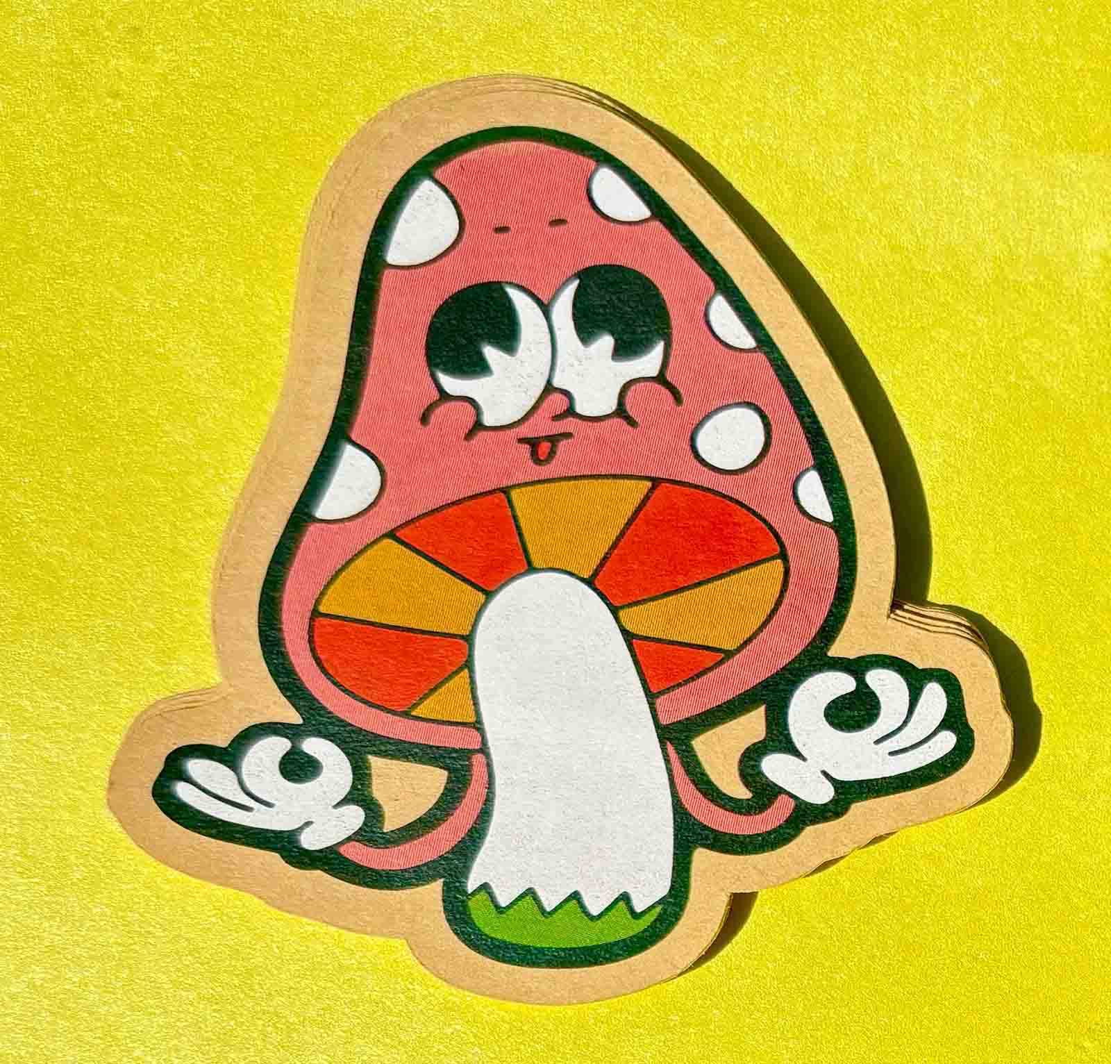 Custom Printed and Cut Kraft Stickers